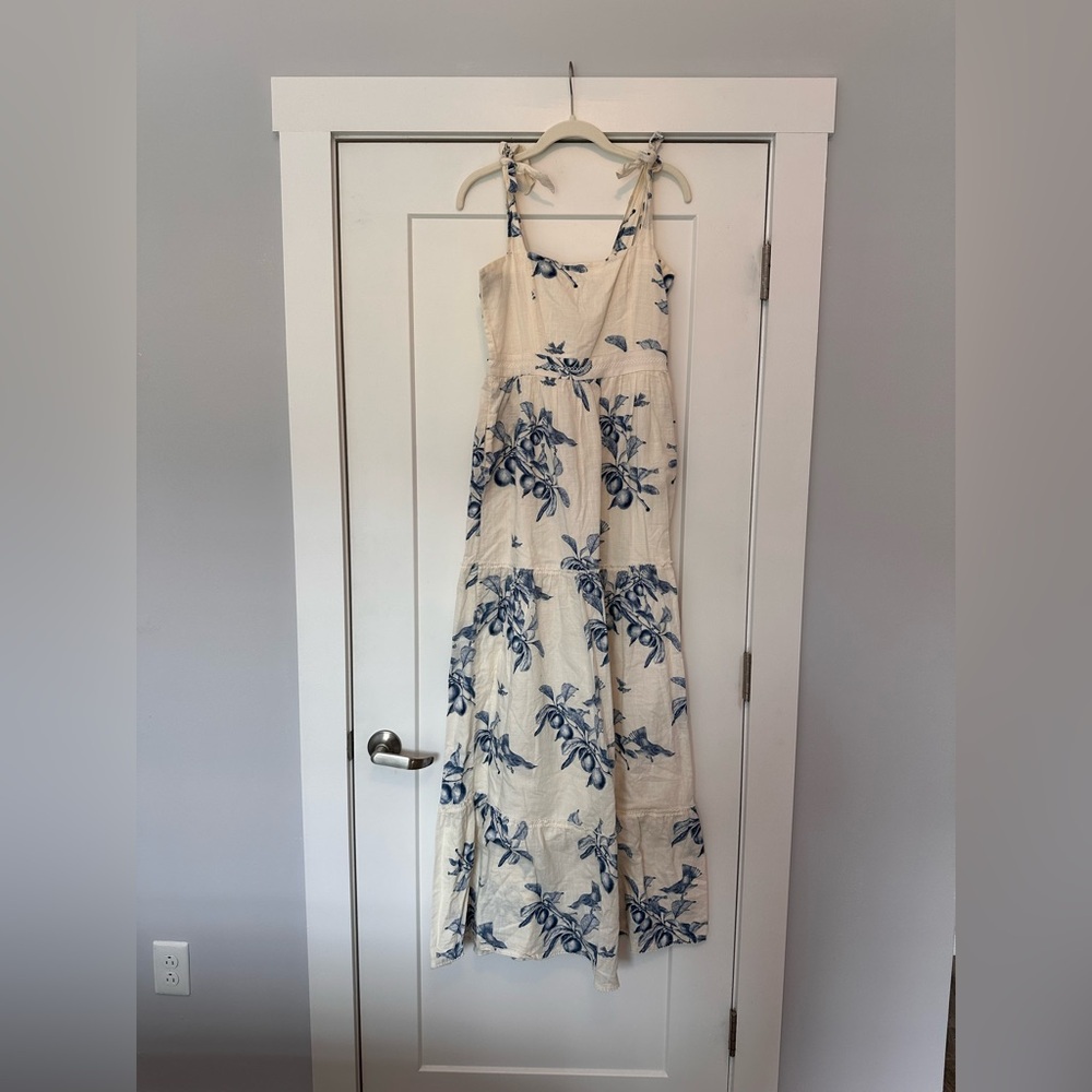 Toile Maxi Dress Aguabendita for Anthropologie